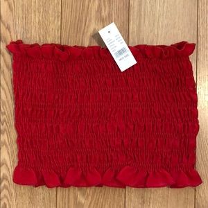 Kendall & Kylie Red Tube Top